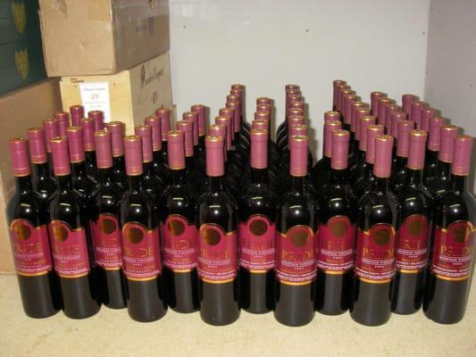 Storing noteworthy (Pride Reserve) wines