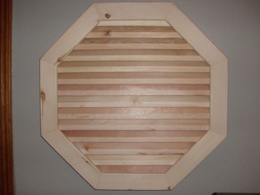 Octagon Vent with Brick Trim