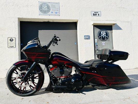 Motorcycle shop for Harley Davidson & Metric motorcycles