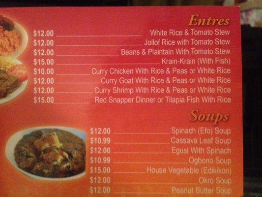 Soups / Entrees