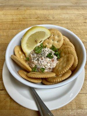 Smoked Salmon dip prepared for sale