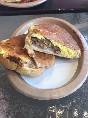 Breakfast Cuban Sandwich