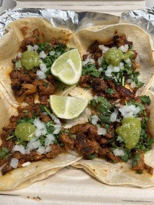 Al Pastor tacos...really good!