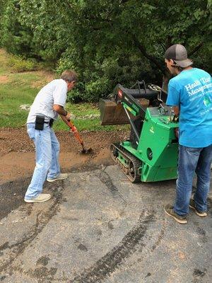 Repairing storm damage