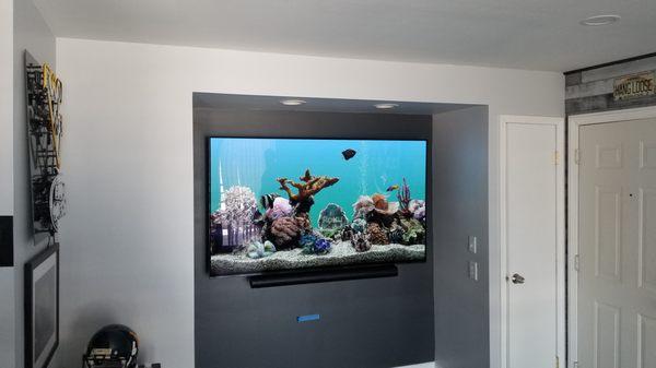 We offer Big Screen TV Mounting including soundbars.