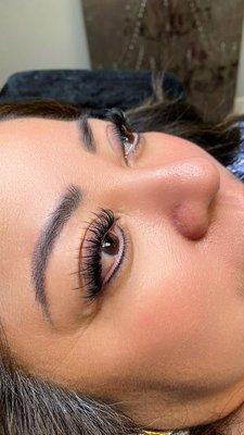 Wispy lashes