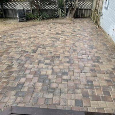 New paver patio