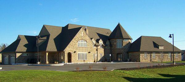 Multiple tenant office building designed with Owner's residence on second floor located in Mt. Joy, PA.