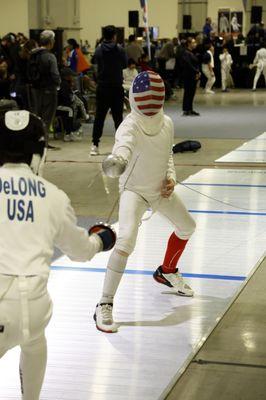 USA Fencing Mask.