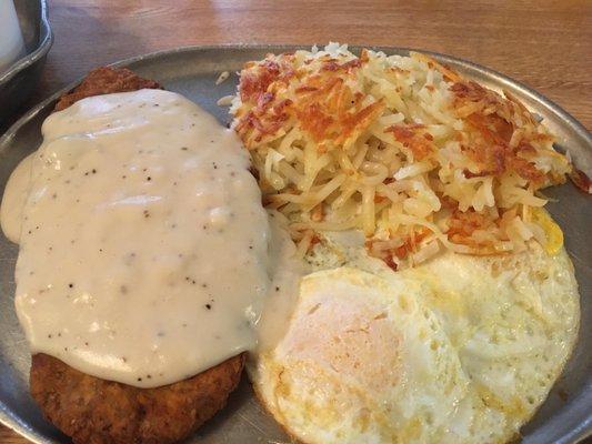 Country Fried Steak & Eggs