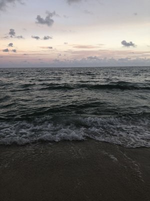 Beach at dusk