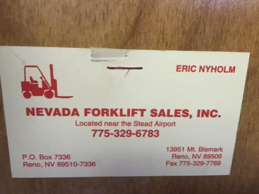 Nevada Forklift Sales