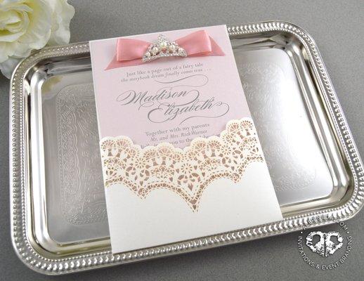 Laser cut invitations