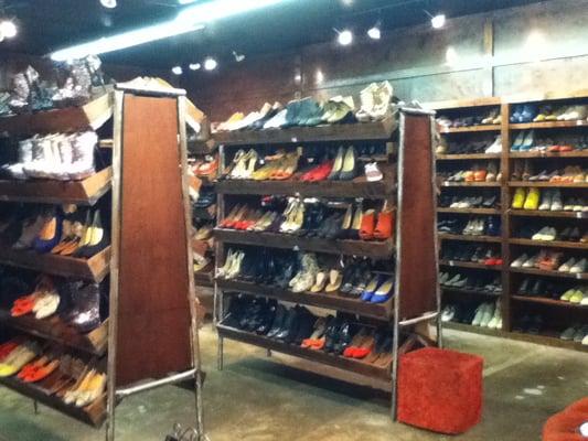 great selection of shoes! very organized