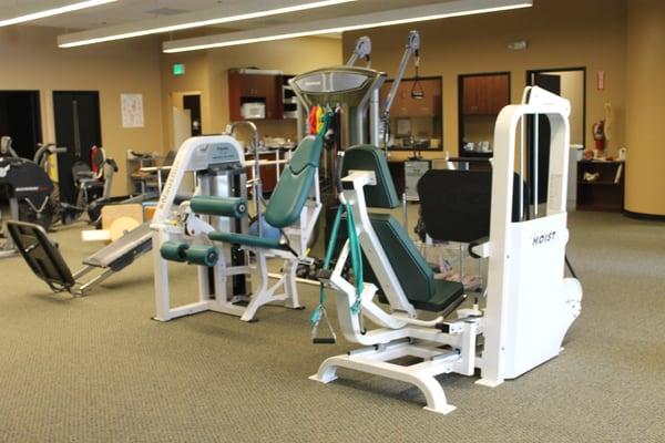 We have a wide variety of exercise equipment for our patients.