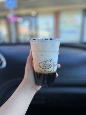 Medium Iced Brown Sugar Pearl Latte ($6.25)