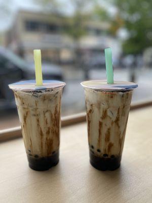 Oreo brown sugar bubble tea x2