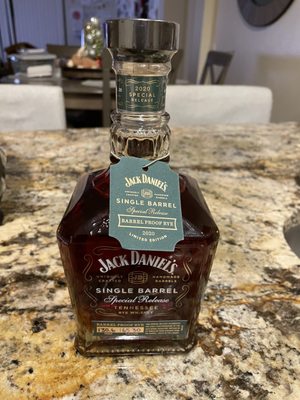 After months of searching found the limited release of JD Barrel Strength Rye.