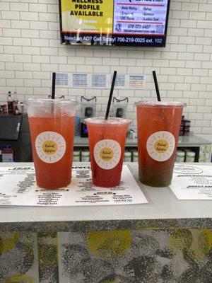 Drink: Miami vice, tickle me pink, Watermelon gusher