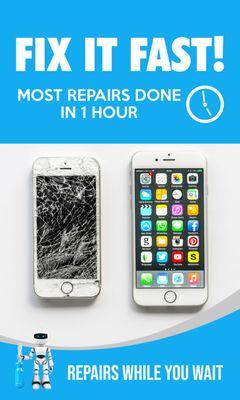 Most repairs done in 1 Hour