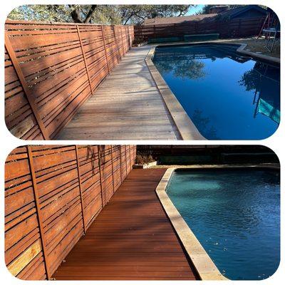 Pool deck looking sharp again!