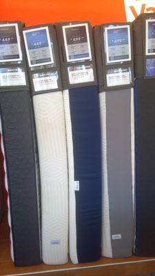 Line up of mattresses under $1000 and queens starting at $179.99