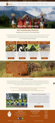 Intore Rwanda Africa Travel Website Redesign