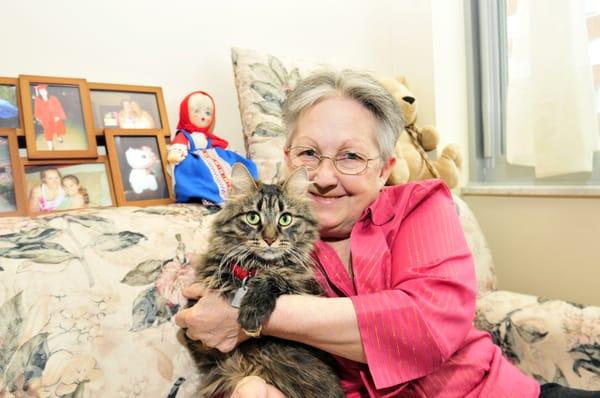 Missy has a forever home thanks to her person Johnnie and One Health Organization