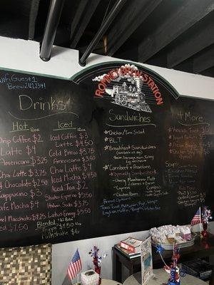 drink menu