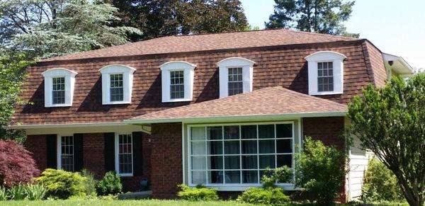 CertainTeed Landmark Pro shingles, color Burnt Sienna