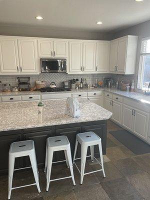 Kitchen Cabinet Paint Job