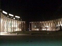 Olin College at night