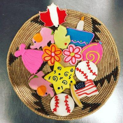 Custom handmade cookies.