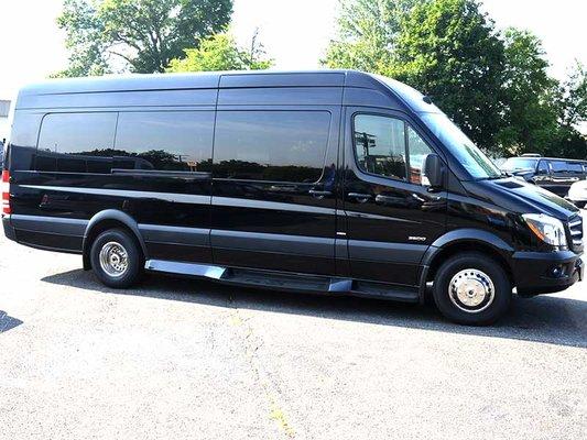 Sprinter Vans for up to 14 passengers.