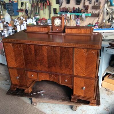 Walnut hope chest