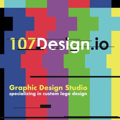 107Design.io Graphic Design Studio specializes in custom logo design, website development and branding.