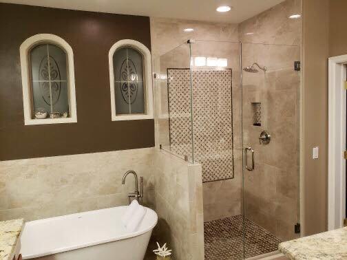 Here's a look at a bathroom remodel we did recently! We'd love to help with your next project!