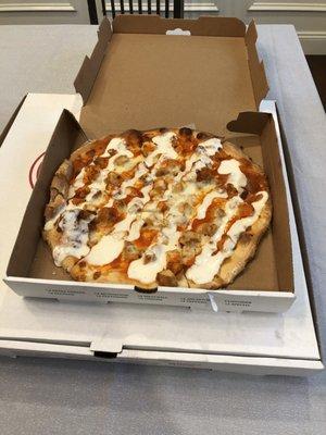 Personal buffalo pizza...their best pie!