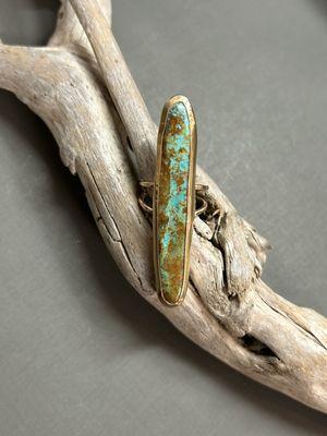 Turquoise 14k Gold filled ring.