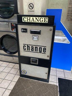 Change machine