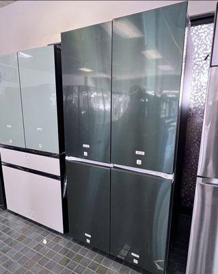 Samsung Bespoke Refrigerator in Emerald Green Steel