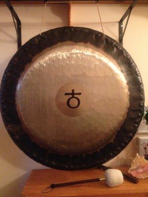 Hauntingly beautiful and powerful (rarely crashing) the Gong helps you resonate with your healing