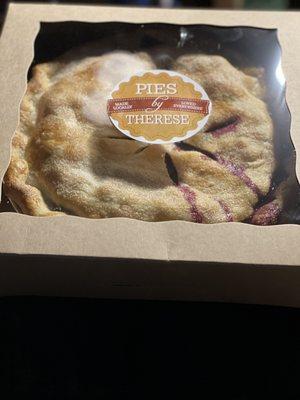 Blueberry double crust