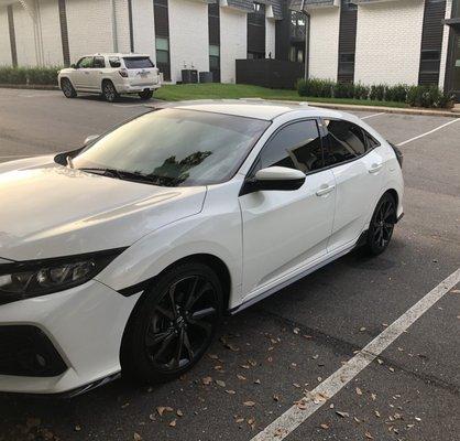 Honda Civic 20% tinting