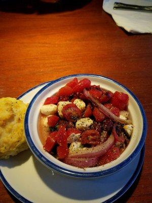 Capri salad, very tasty..