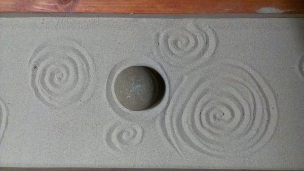 a photo of our Zen garden... thenaturalbodyworks.com