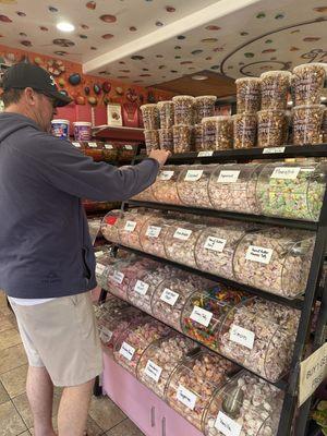 Salt water taffy section