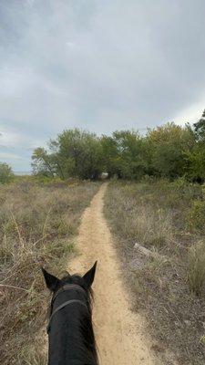 Trail ride at Walnut Grove Trailhead