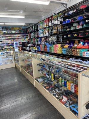 Wide variety of products that a typical Smoke shop has, but they have amazing prices!