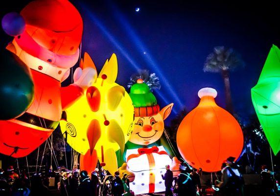 LED Illuminated Parade Balloons